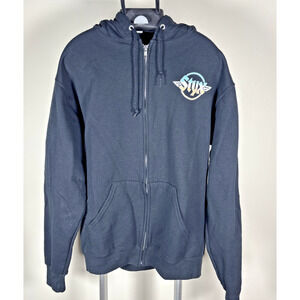 STYX Est. 1972 World Tour Black Graphic Concert Hoodie Sweatshirt Women's Sz M